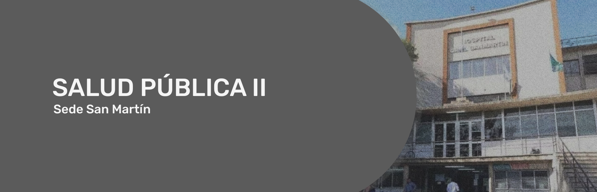 Materia Salud Pública II 2024 - Sede Hospital "San Martín"