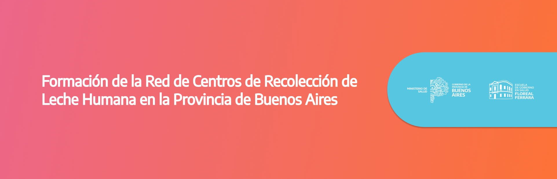 Formación de la Red de Centros de Recolección de Leche Humana en la Provincia de Buenos Aires 